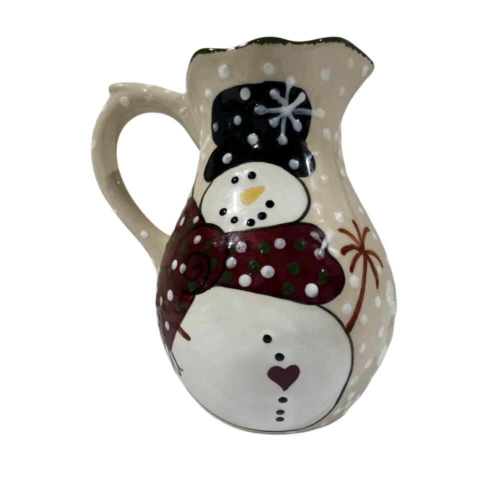 Expressly Yours Hand Painted Snowman Jug 2004